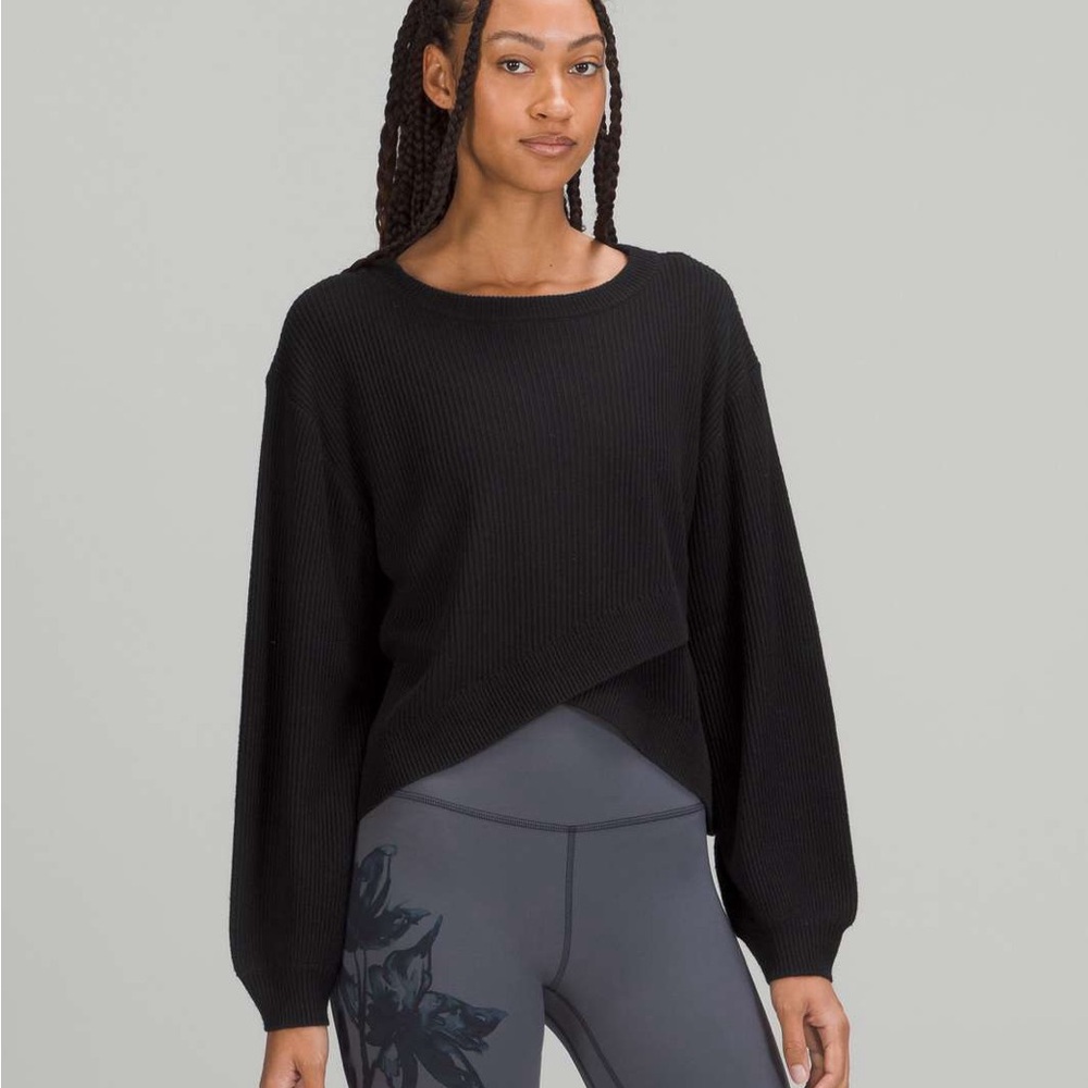 Lululemon Reversible Crossover Cashmere Sweater